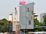 The BMC issued a notice to Central Railway (CR) and Western Railway (WR), directing them to remove all oversized hoardings within three days. (Bhushan Koyande/HT Photo) The BMC issued a notice to Central Railway (CR) and Western Railway (WR), directing them to remove all oversized hoardings within three days. (Bhushan Koyande/HT Photo)
