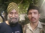 Gurucharan Singh returned to his Delhi home after nearly a month. Gurucharan Singh returned to his Delhi home after nearly a month.