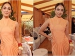 Kiara Advani poses at the Cannes Film Festival in her second look. Kiara Advani poses at the Cannes Film Festival in her second look.