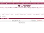 TS EAMCET Result 2024 Live: TSCHE EAPCET results declared, toppers list here