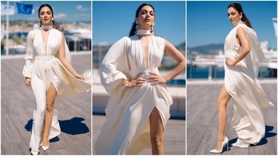 Kiara Advani wows at Cannes 2024 in Prabal Gurung white gown. (Instagram/@kiaraaliaadvani) Kiara Advani wows at Cannes 2024 in Prabal Gurung white gown. (Instagram/@kiaraaliaadvani)