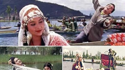 Shammi Kapoor's chemistry with Sharmila Tagore in Kashmir Ki Kali is timeless. Shammi Kapoor's chemistry with Sharmila Tagore in Kashmir Ki Kali is timeless.