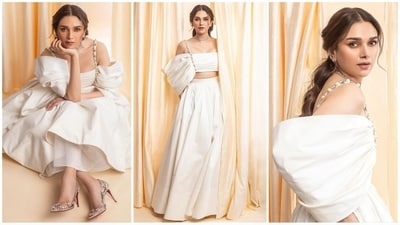 Aditi Rao Hydari is known for her classy and elegant dressing sense and her latest look is a testament to that. The Heeramandi actress recently stepped out in a stunning white ensemble that exuded sheer grace. Aditi is a total stunner who continues to hit fashion targets like a pro. Whether it's a sartorial saree or a chic jumpsuit, she can pull off any look to perfection. Just a day ago, Aditi turned heads in a stunning floral anarkali and this time she stunned in an all-white outfit, the diva is proving her fashion savvy with her back to back head-turning looks. (Instagram/@aditiraohydari) Aditi Rao Hydari is known for her classy and elegant dressing sense and her latest look is a testament to that. The Heeramandi actress recently stepped out in a stunning white ensemble that exuded sheer grace. Aditi is a total stunner who continues to hit fashion targets like a pro. Whether it's a sartorial saree or a chic jumpsuit, she can pull off any look to perfection. Just a day ago, Aditi turned heads in a stunning floral anarkali and this time she stunned in an all-white outfit, the diva is proving her fashion savvy with her back to back head-turning looks. (Instagram/@aditiraohydari)