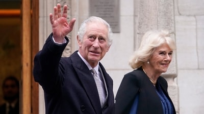 King Charles III plans to travel to France next month for British ceremonies marking the 80th anniversary of the D-Day landings, while skipping the larger international event a few miles away as he continues to be treated for cancer. (AP Photo/Alberto Pezzali, File) (AP)