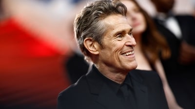 US actor Willem Dafoe smiles after the screening. This is also his second movie with Lanthimos after Poor Things. (AFP) US actor Willem Dafoe smiles after the screening. This is also his second movie with Lanthimos after Poor Things. (AFP)