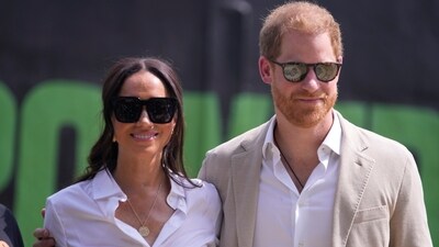 According to Sky News, a royal expert Richard Kay stated that Meghan and Harry's Nigeria trips was a "soft launch" for her potential US presidential campaign. (AP)