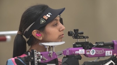 Indian shooter Ramita Jindal ( X Image) Indian shooter Ramita Jindal ( X Image)