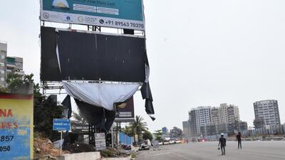 The civic body has decided to file an FIR against the illegal hoarding owners and the landowners on which the hoardings were set up. (REPRESENTATIVE PHOTO) The civic body has decided to file an FIR against the illegal hoarding owners and the landowners on which the hoardings were set up. (REPRESENTATIVE PHOTO)