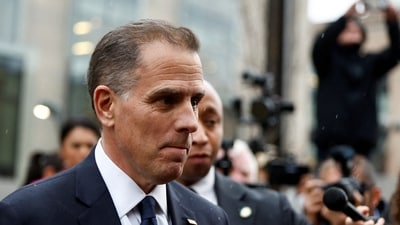 Hunter Biden, son of U.S. President Joe Biden, departs following a closed deposition with members of the Republican-led House Oversight Committee conducting an impeachment inquiry into the president, at the O'Neill House Office Building in Washington, U.S., February 28, 2024. REUTERS/Evelyn Hockstein/File Photo (REUTERS)