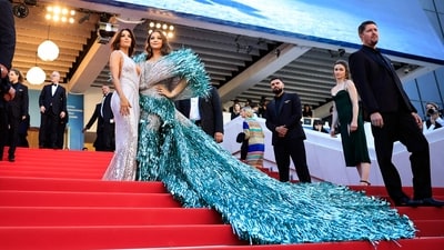 Aishwarya Rai and Eva Longoria are both brand ambassadors of L'Oreal. They often attend L'Oreal events together and always have the best time with each other. (AFP) Aishwarya Rai and Eva Longoria are both brand ambassadors of L'Oreal. They often attend L'Oreal events together and always have the best time with each other. (AFP)