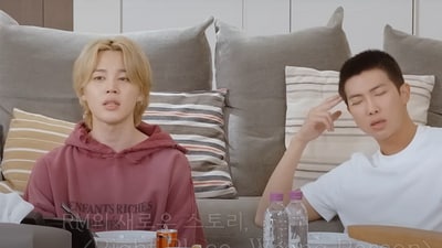 BTS members Jimin and RM featured in a new clip. BTS members Jimin and RM featured in a new clip.