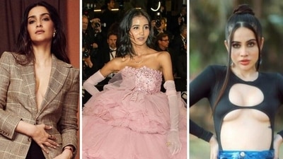 Fashion influencer Nancy Tyagi was praised by Sonam and Uorfi on her Cannes debut.