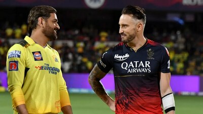 MS Dhoni (L) with Faf du Plessis during IPL 2023 (IPL) MS Dhoni (L) with Faf du Plessis during IPL 2023 (IPL)