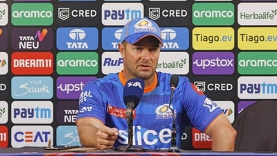 Mumbai Indians head coach Mark Boucher Mumbai Indians head coach Mark Boucher