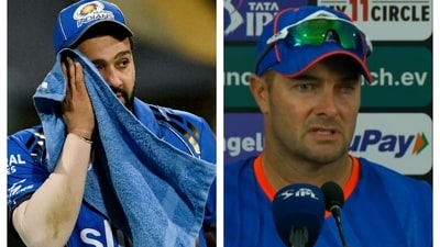 Rohit Sharma and MI head coach Mark Boucher Rohit Sharma and MI head coach Mark Boucher