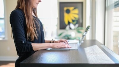 If you spend sitting for 9-10 hours daily, you must consider using a standing desk for work, or you may get up every half hour. (Unsplash) If you spend sitting for 9-10 hours daily, you must consider using a standing desk for work, or you may get up every half hour. (Unsplash)