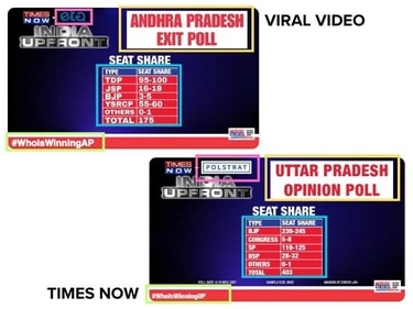 Comparison between the viral screenshot and the Times Now image. (Source: X/Times Now/Modified by Logically Facts)