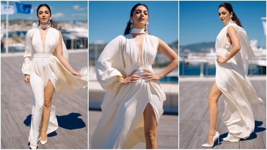 Actor Kiara Advani is serving major fashion goals at Cannes. Taking to Instagram, she shared a post on Friday ahead of debuting at the 77th Cannes Film Festival. "Rendezvous at the Riviera," Kiara captioned the post. Kiara recently checked into the French Riviera to represent India at the Women in Cinema Gala dinner.