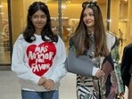 Aaradhya Bachchan with her mother Aishwarya Rai in Mumbai. Aaradhya Bachchan with her mother Aishwarya Rai in Mumbai.