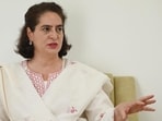 Congress general secretary Priyanka Gandhi Vadra says the alliance leaders will take a decision collectively on who will be PM if the INDIA bloc wins the polls. (Deepak Gupta/Hindustan Times)