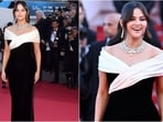 Selena Gomez dazzles in Saint Laurent gown with off-the-shoulder detailing at 77th Cannes Film Festival. Selena Gomez dazzles in Saint Laurent gown with off-the-shoulder detailing at 77th Cannes Film Festival.