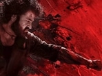 Jr NTR looks fierce in the song Fear from Devara: Part 1. Jr NTR looks fierce in the song Fear from Devara: Part 1.