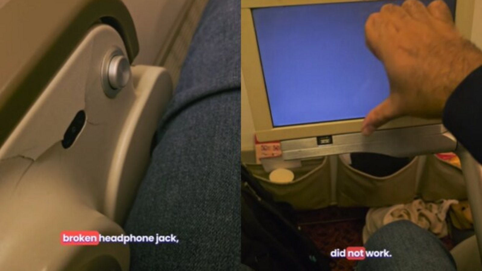 'Seat with scratches, broken headphone jack': Man's experience on Air India from New York to Delhi is viral - Vimarsana News