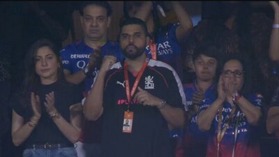 Anushka Sharma was a spectator in several of RCB's matches this IPL season. Anushka Sharma was a spectator in several of RCB's matches this IPL season.