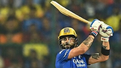 Royal Challengers Bengaluru's Virat Kohli plays a shot. (AFP) Royal Challengers Bengaluru's Virat Kohli plays a shot. (AFP)