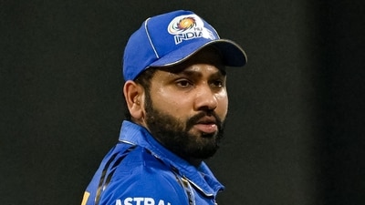 Rohit Sharma looks on during the Indian Premier League (IPL) Twenty20 cricket match between Mumbai Indians and Lucknow Super Giants at the Wankhede Stadium (AFP) Rohit Sharma looks on during the Indian Premier League (IPL) Twenty20 cricket match between Mumbai Indians and Lucknow Super Giants at the Wankhede Stadium (AFP)
