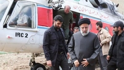 Ebrahim Raisi helicopter crash: Ebrahim Raisi was returning from neighbouring Azerbaijan when the incident took place. (IRNA) Ebrahim Raisi helicopter crash: Ebrahim Raisi was returning from neighbouring Azerbaijan when the incident took place. (IRNA)