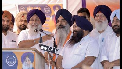 In a direct attack on Prime Minister Narendra Modi, SAD chief Sukhbir Badal said the BJP was giving a communal angle to the Lok Sabha elections and recent speeches of the PM reflected the fear of losing polls. In a direct attack on Prime Minister Narendra Modi, SAD chief Sukhbir Badal said the BJP was giving a communal angle to the Lok Sabha elections and recent speeches of the PM reflected the fear of losing polls.