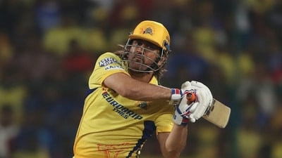 Chennai Super Kings' MS Dhoni plays a shot during the Indian Premier League cricket match between Royal Challengers Bengaluru and Chennai Super Kings in Bengaluru. (AP) Chennai Super Kings' MS Dhoni plays a shot during the Indian Premier League cricket match between Royal Challengers Bengaluru and Chennai Super Kings in Bengaluru. (AP)
