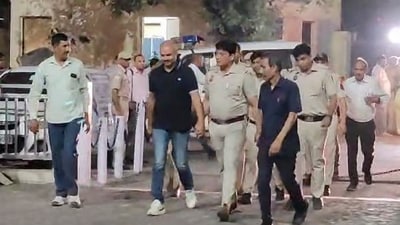 Delhi CM Arvind Kejriwal's aide Bibhav Kumar being brought to Tis Hazari Court in the case of alleged assault on AAP MP Swati Maliwal, in New Delhi, Saturday, May 18, 2024. (PTI Photo) (PTI) Delhi CM Arvind Kejriwal's aide Bibhav Kumar being brought to Tis Hazari Court in the case of alleged assault on AAP MP Swati Maliwal, in New Delhi, Saturday, May 18, 2024. (PTI Photo) (PTI)