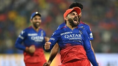 Virat Kohli was all charged up on the field against CSK. (AFP)
