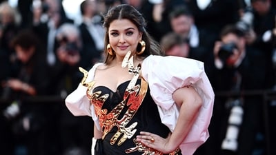 Aishwarya Rai Bachchan arrives for the screening of the film Megalopolis at the 77th edition of the Cannes Film Festival in Cannes. (AFP) Aishwarya Rai Bachchan arrives for the screening of the film Megalopolis at the 77th edition of the Cannes Film Festival in Cannes. (AFP)