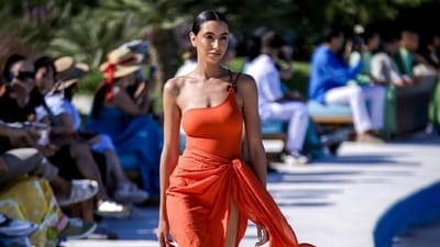 Saudi Arabia recently witnessed a historic milestone during Day 2 of the Red Sea Fashion Week, when models walked the ramp wearing swimsuits. The event featured designers showcasing their latest swimwear collection during a poolside show. It is a groundbreaking affair as the country is known for its conservative dress codes. Keep scrolling to see photos from the show. (Instagram) Saudi Arabia recently witnessed a historic milestone during Day 2 of the Red Sea Fashion Week, when models walked the ramp wearing swimsuits. The event featured designers showcasing their latest swimwear collection during a poolside show. It is a groundbreaking affair as the country is known for its conservative dress codes. Keep scrolling to see photos from the show. (Instagram)