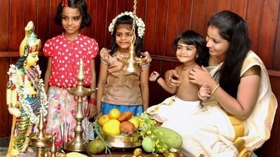 Performing Vishnu Puja: Begin the day by performing puja and offering prayers to Lord Vishnu with devotion and sincerity. (PTI) Performing Vishnu Puja: Begin the day by performing puja and offering prayers to Lord Vishnu with devotion and sincerity. (PTI)