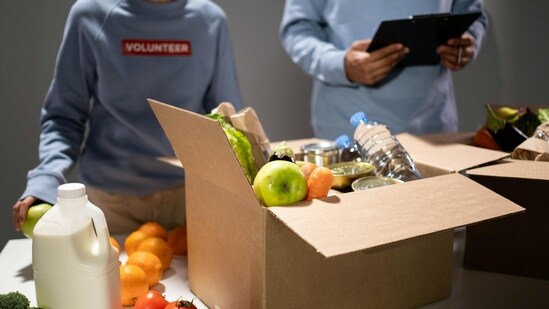 Engaging in Acts of Charity: Practice charity by donating food, clothes, or other essentials to the less fortunate as a way of giving back and spreading positivity.(Pexels)