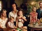 Artist creates AI-generated family portraits of famous former couples, sparking conversations and discussions.