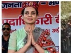 Kangana Ranaut, BJP's Lok Sabha candidate from Himachal Pradesh's Mandi, and former CM Jairam Thakur were in Kaza to address a public rally.