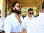 Ranveer Singh and Deepika Padukone cast votes on Monday for the Lok Sabha elections. Ranveer Singh and Deepika Padukone cast votes on Monday for the Lok Sabha elections.