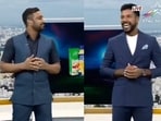Ambati Rayudu and Varun Aaron during their on-air banter