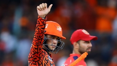 Sunrisers Hyderabad's Abhishek Sharma has smashed 467 runs in 13 matches at an astonishing strike rate of 209.41 (ANI) Sunrisers Hyderabad's Abhishek Sharma has smashed 467 runs in 13 matches at an astonishing strike rate of 209.41 (ANI)