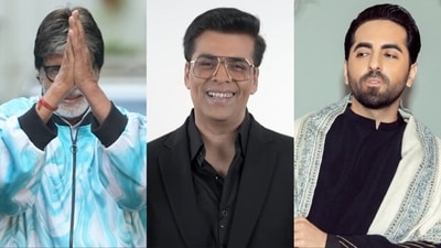 Amitabh Bachchan, Karan Johar, and Ayushmann Khurrana appealed to people to vote. Amitabh Bachchan, Karan Johar, and Ayushmann Khurrana appealed to people to vote.