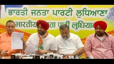 Bittu stated this while addressing a press conference at BJP office in Ludhiana on Monday. (HT Photo) Bittu stated this while addressing a press conference at BJP office in Ludhiana on Monday. (HT Photo)