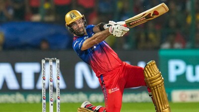 RCB batter Glenn Maxwell played a crucial cameo against CSK. (PTI) RCB batter Glenn Maxwell played a crucial cameo against CSK. (PTI)