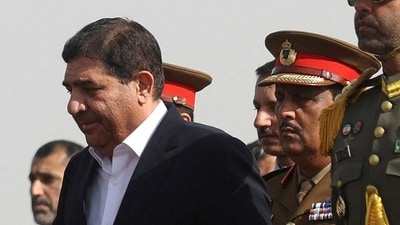 Iran's First Vice President Mohammad Mokhber (via REUTERS)