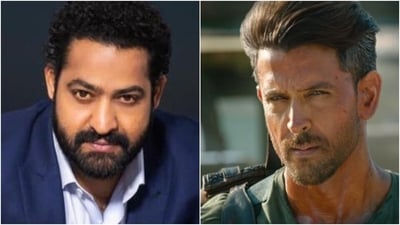 Jr NTR and Hrithik Roshan will share the screen in War 2. Jr NTR and Hrithik Roshan will share the screen in War 2.