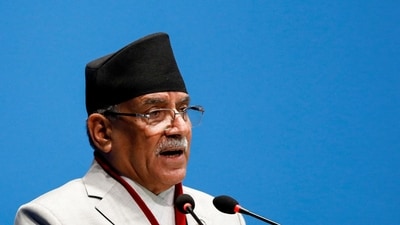 Nepal's Prime Minister Pushpa Kamal Dahal. (REUTERS)